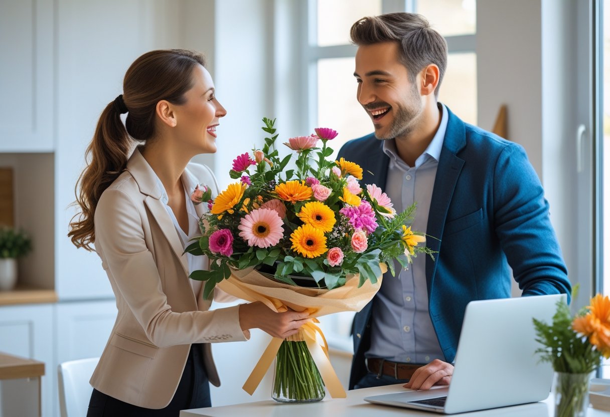 Overrask ham med en unik gaveidé bestil blomster på nettet